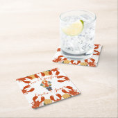 Kreeften Kook Feestje - Liefde & Kreeft Kartonnen Onderzetters (Insitu)