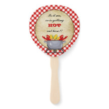 Kreeften kookpot rood geruit katoen