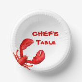 Kreeften langoesten kookfeest rood wit papieren kommen (Voorkant)