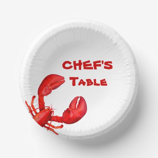 Kreeften langoesten kookfeest rood wit papieren kommen (Voorkant)