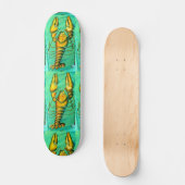 kreeften op het groene skateboard (Voorkant)