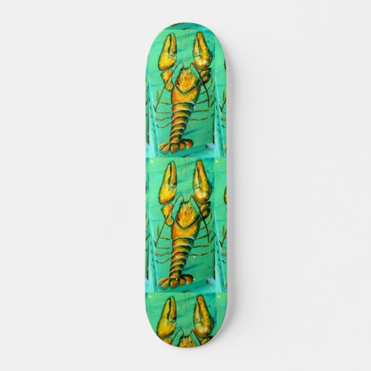 kreeften op het groene skateboard (Voorkant)