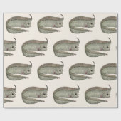 kreeften, zeewaterdieren cadeaupapier (Vlak)