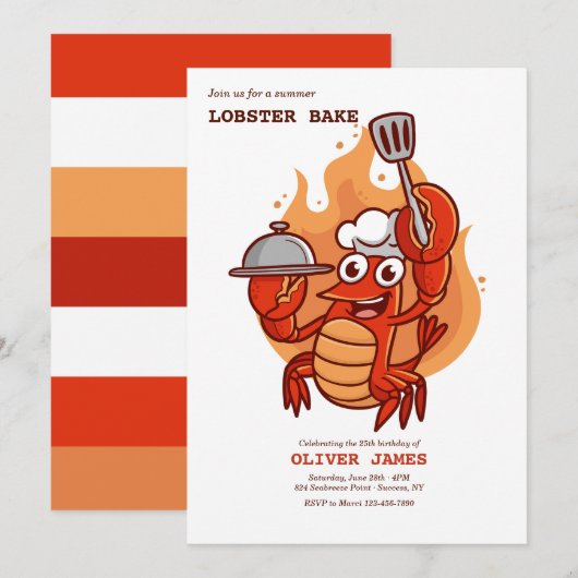 kreeftenbakken kaart (Voorkant / Achterkant)