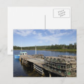 Kreeftenboot, Mushaboom, Nova Scotia, Canada Briefkaart (Voorkant / Achterkant)