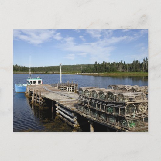 Kreeftenboot, Mushaboom, Nova Scotia, Canada Briefkaart (Voorkant)