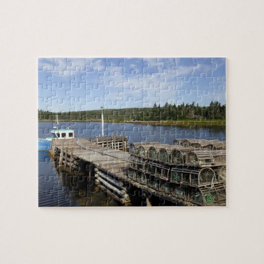 Kreeftenboot, Mushaboom, Nova Scotia, Canada Legpuzzel (Horizontaal)