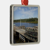 Kreeftenboot, Mushaboom, Nova Scotia, Canada Metalen Ornament (Rechts)