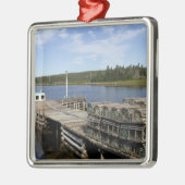 Kreeftenboot, Mushaboom, Nova Scotia, Canada Metalen Ornament (Links)