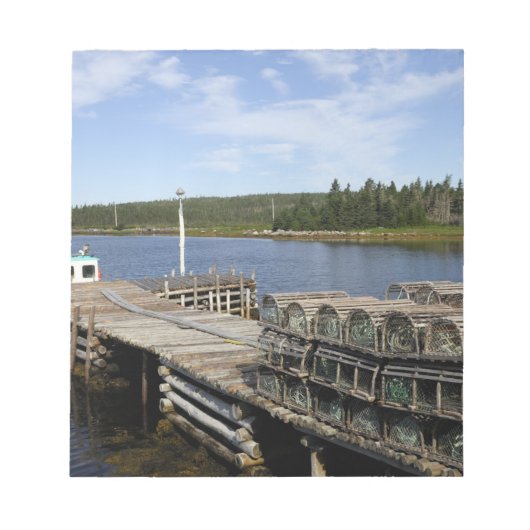 Kreeftenboot, Mushaboom, Nova Scotia, Canada Notitieblok (Voorkant)
