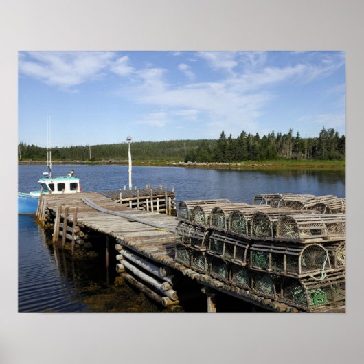 Kreeftenboot, Mushaboom, Nova Scotia, Canada Poster (Voorkant)