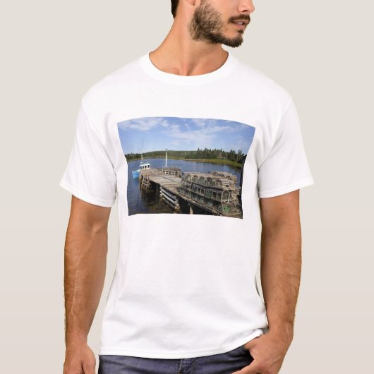 Kreeftenboot, Mushaboom, Nova Scotia, Canada T-shirt (Voorkant)