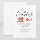 Kreeftenfeest Familiebarbecue Zeevruchtenfeest Kaart (Voorkant / Achterkant)