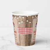 Kreeftenfeest Rivierkreeften Rustieke Verlovingsfe Papieren Bekers (Rechts)