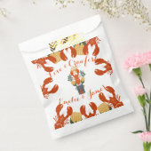 Kreeftenfeest Verlovingspartij-Liefde & Kreeft Bedankzakje (Gezegeld)