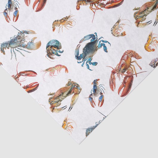 kreeftengarnaal van schaaldieren tissuepapier (Detail)