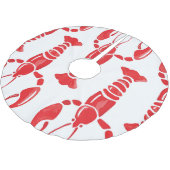 Kreeftenillustratie: Waterverf Naadloze Achtergron Kerstboom Rok (Gekanteld)