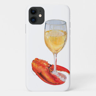 Kreeftenklauw en wijnglas telefoonhoesje Case-Mate iPhone case