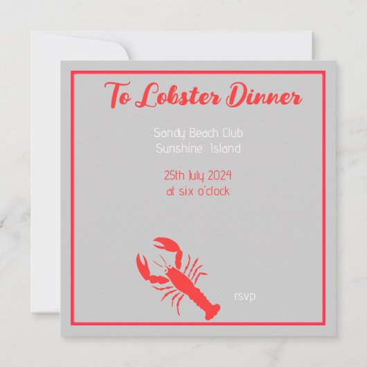 kreeftenkoek kaart (Achterkant)