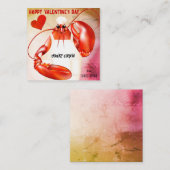 Kreeftenkok Cook'n Valentijn Notitiekaartje (Voorkant / Achterkant)