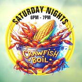 KREEFTENKOKER RAAMSTICKER (Vel 3)