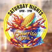 KREEFTENKOKER RAAMSTICKER (Vel 2)