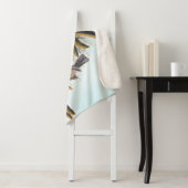 Kreeftenkoplampvogels in pekelboom sherpa deken (In situ)