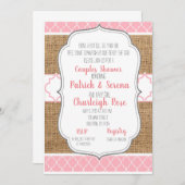 Kreeftenkoppel Bruiloft Kaart (Voorkant / Achterkant)