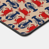 Kreeftenkrabben met motief bureaumat (Hoek)