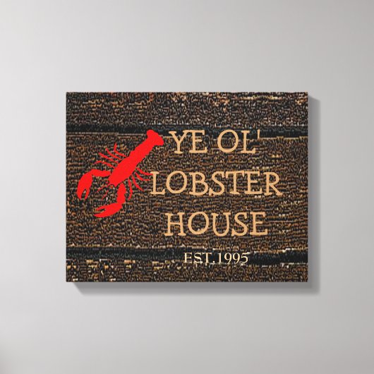 kreeftenkwekerij canvas afdruk (Voorkant)