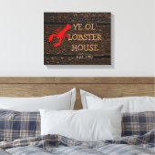 kreeftenkwekerij canvas afdruk (Insitu (Slaapkamer))