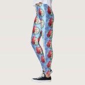 Kreeftenliefhebber blauw leggings (Links)
