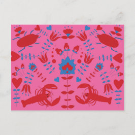 kreeftenpatroon briefkaart