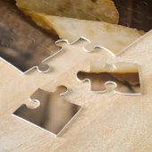 Kreeftenrol en aardappelchips legpuzzel (Zijkant)