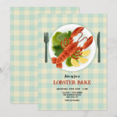 kreeftenschotel kaart (Voorkant / Achterkant)