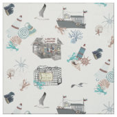 kreeftenschuur in New England Stof (Swatch)