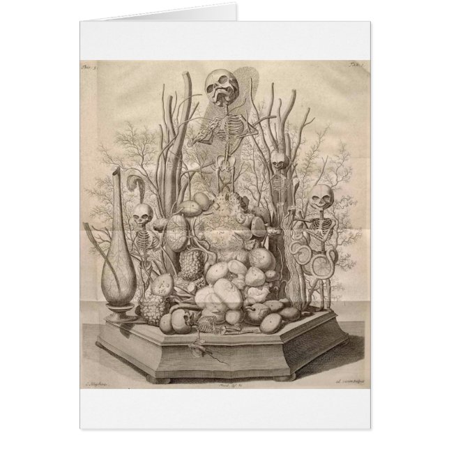  kreeftenskeletten, schedels en bomen (Voorkant)