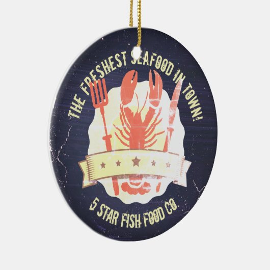  kreeftensmessen voor de kreeftensnijkunst keramisch ornament (Rechts)