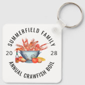 Kreeftfeest Samen Passend Familie Kreeftfeestje Kl Sleutelhanger (Achterkant)