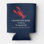 Kreeftfeest Verloving Feestviering Blikjeskoeler (Voorkant)