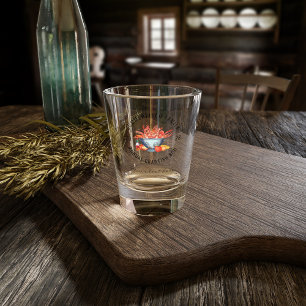 Kreeftfeestje Zeevruchten Kookpot Op Maat Gemaakte Shot Glas