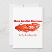 Kreeftkerst Feestdagenkaart (Voorkant)
