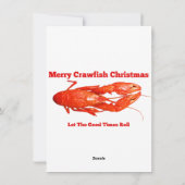 Kreeftkerst Feestdagenkaart (Achterkant)