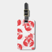 kreeftprint bagagelabel (Voorkant verticaal)