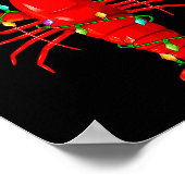 Kreeftverlichting Kerstboom Passende Kreeft Kerstm Poster (Hoek)