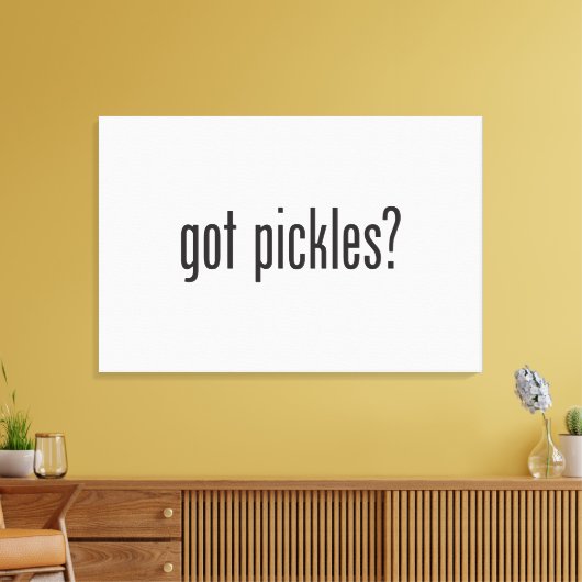 kreeg augurken canvas afdruk (Insitu (Woonkamer))