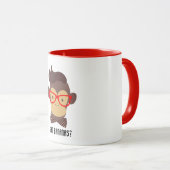 Kreeg bananen koele banaan pun grappige mok (Voorkant rechts)