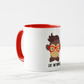 Kreeg bananen koele banaan pun grappige mok (Voorkant links)