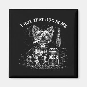 Kreeg die hond in grappige yorkie die sigaret rook magneet