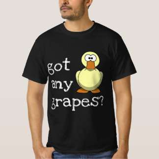 Kreeg druiven - grappige eend t-shirt